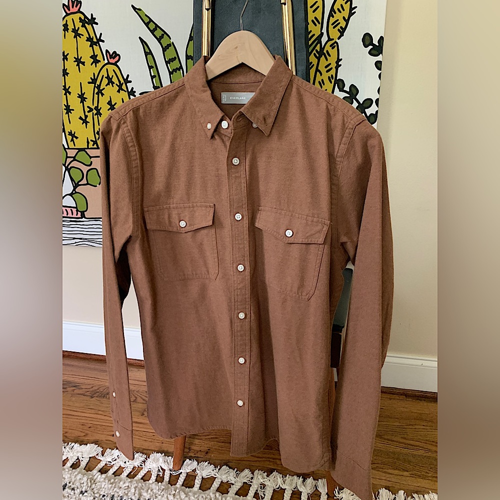 EVERLANE The Organic Oxford Relaxed Utility Shirt